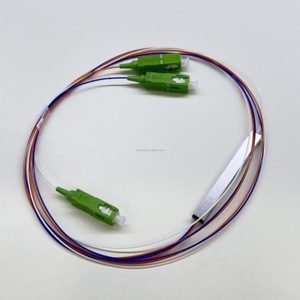 1x2 PLC <b>Splitter</b> with SC/APC Connectors, Single Mode, Low Loss for FTTH - Product Image 2