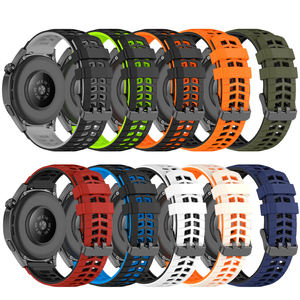 Correa Transpirable de 22 mm para Reloj HUAWEI <span class=keywords><strong>WATCH</strong></span> GT6 6PRO, Correa de Silicona Deportiva con Doble Hebilla para Reloj 5 4 <span class=keywords><strong>3</strong></span> Pro <span class=keywords><strong>GT</strong></span> 5 4 <span class=keywords><strong>3</strong></span> <span class=keywords><strong>SE</strong></span> de 46 mm - Product Image 6