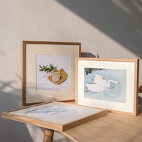 Photo murale de bébé en bois, nouvelle collection 2019, grand cadre en bois, vente en gros