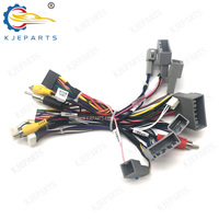 Kabel Radio Konektor 22Pin 24Pin 28Pin untuk Pemutar Android Mobil, Kabel Harness Pemutar DVD dengan Canbus untuk Honda Accord