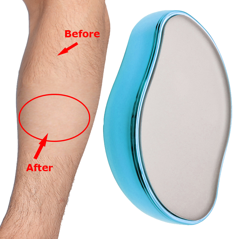 Красота физических женщин каменный тело водонепроницаемый нано стекло портативный ручной безболезненный ластик Кристальный эпилятор Инструменты для удаления волос