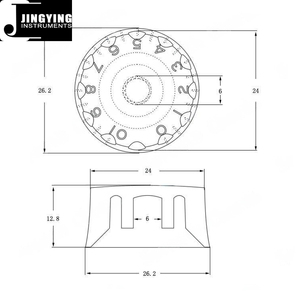Jingying 2025 Fabriek Groothandel Gear Type L P Elektrische Gitaar Volume En Toon <span class=keywords><strong>Control</strong></span> Knop Gitaar Onderdelen En Accessoires - Product Image 2