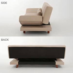 Goede Kwaliteit 3-zits Slaapbank Gedicht Stijl Verstelbare Functie Gedempte Armleuningen Voor Kleine Ruimte Appartement - Product Image 3