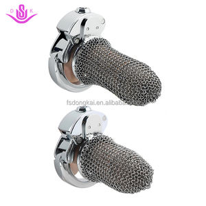 Offre Spéciale respirant longue Cage à bite mâle longue Cage de chasteté BDSM ceinture auxiliaire serrure à pénis mari fidélité <span class=keywords><strong>Couple</strong></span> dans les jeux de sexe - Product Image 2