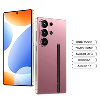 7,3 Zoll S26 Ultra 16GB+1TB 5G CDMA Full HD Smartphone Android 15 OTG Gesichtsentsperrung 78+108MP Kamera Französisch-Support Mobiltelefon