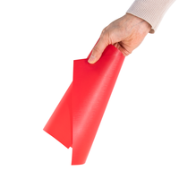 Feuille de PVC rigide mate rose rouge de 0,16 à 2,0 mm pour la fabrication d'étiquettes