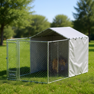 Caseta para Perros de Alambre Galvanizado, 13.1 x 7.5 x 7.5, Impermeable, para Exteriores, para Animales Pequeños - Product Image 2