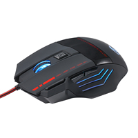 HXSJ Mini clavier de jeu RVB à une main Contrôleur de jeu portable Combo PC Gamer avec 35 touches et souris filaire Vente en gros