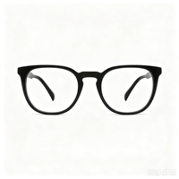 Lunettes optiques classiques rondes anti-lumière bleue en acétate de qualité supérieure, tendance TikTok, unisexes, élégantes