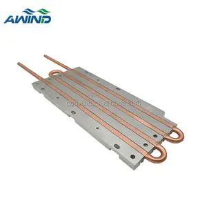 Cairan alumunium pendingin termal pelat dingin heatsink air pendingin intercambiador de calor de Placa untuk laboratorium, gpu