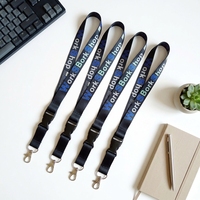 Lanière en polyester personnalisée de haute qualité, imprimée par sublimation, avec logo personnalisé, pour téléphone portable, porte-clés, porte-badge, OEM