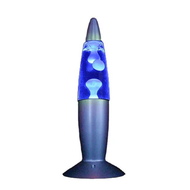 Аксессуары для дома, декоративный светодиодный ночник в виде ракеты с изменением цвета, Лавовая Лампа
