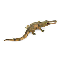 Modèle de crocodile sauvage en PVC massif pour simulation transfrontalière, incluant le crocodile à longue trompe Gharial et le dinosaure Empereur Vert