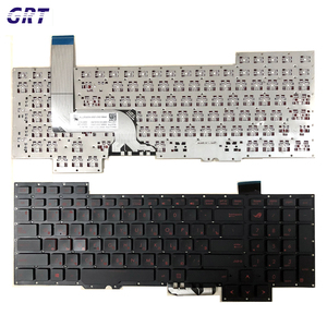 Teclado ruso para ordenador portátil Asus G751 G751JM G751JT G751JY 0KNB0-E601US00 ASM14C33USJ442, nuevo diseño negro RU OEM - Product Image 1