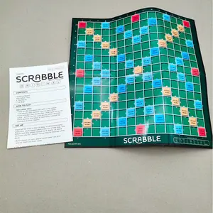 Hochwertiges Scrabbles-Brettspiel Benutzer definiertes Brettspiel