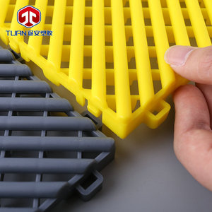Touran Plastic Car Wash Floor Grating Geogrids Industrial Design Splicing Mat No Groove - Product Image 1