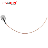 Câble d'extension d'antenne coaxial RF de type N mâle vers U.FL UFL avec pigtail RG178 RG-178, fourni par l'usine
