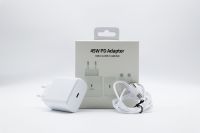 Adaptor Charger Daya EU Tipe C Kabel & Charger USB Pengisian Cepat Original Harga Grosir 45W PD untuk Samsung Lipat ABS