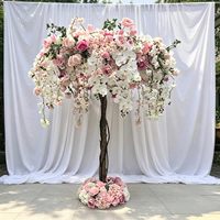 Arbre de cerisier artificiel rose personnalisé, grand arbre en soie Sakura pour la décoration de mariage, de remise de diplôme, de Noël et du Nouvel An - Imperméable