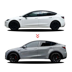 ที่ห่อยานพาหนะแบบเต็มตัวทำจากไวนิลนาโนสีเทา TPU ป้องกันรอยขีดข่วนและทนทานต่อรอยขีดข่วน - Product Image 1