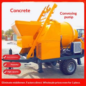 Vehículo con Bomba de Concreto Integrada para Mezclar y Transportar Concreto, Bomba de Concreto Montada en Camión, Camión Bomba de Concreto Pequeño - Product Image 1