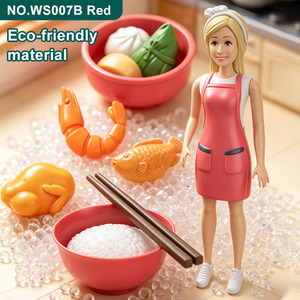 LEZA BABY – Nouveauté ! Ensemble de cuisine réaliste pour jeu d'imitation, avec <span class=keywords><strong>cuiseur</strong></span> à riz et ustensiles de repas simulés – Vente en gros à prix abordable - Product Image 6
