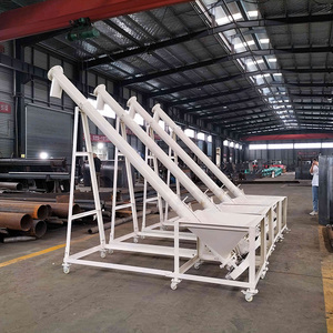 NEWEEK galvanizado tubo parafuso pó carregador transportador espiral vertical para cimento parafuso transportador alimentador - Product Image 5