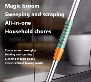 Mopa telescópica de alta calidad para pisos de vidrio con raspador de silicona, herramienta de limpieza para el hogar y baño - Product Image 6