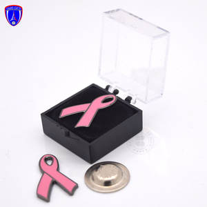 Kanseri bilinçlendirme pimleri pembe meme kanseri şerit yaka Pin sadaka siyah şerit farkındalık Pin melanom kanseri - Product Image 4