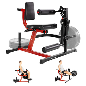 EN ISO 20957 Approved Heavy Duty Steel Plate Loaded <b>Leg</b> Extension Machine With Safety Features Adjustable for Home Gym Use LCEM- - Product Image 5