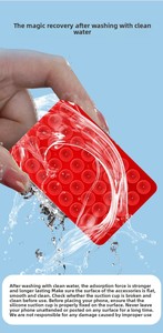 Support de téléphone pour moto et voiture, poignée flexible en silicone pour tablette, support de téléphone universel compatible avec le bureau - Product Image 2