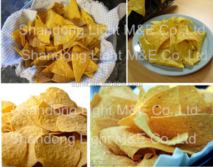 Línea de Producción Automática de <span class=keywords><strong>Doritos</strong></span> y Tortillas de Maíz con Extrusión de Doble Tornillo, Freidora Continua, Máquina Desaceitadora y Sazonadora - Product Image 3