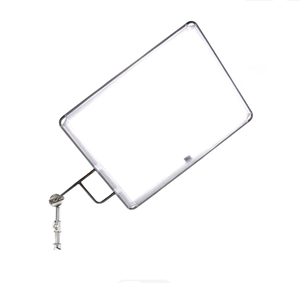 Cadre de diffuseur de lumière en métal noir et blanc avec tissu réflecteur pour éclairage photo en studio - Product Image 1