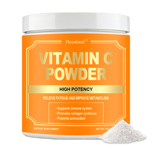 Fabricante Chino, Venta al por Mayor, OEM, Marca Privada, Grado Alimenticio, 1000mg, <span class=keywords><strong>Ácido</strong></span> <span class=keywords><strong>Ascórbico</strong></span> Puro, Vitamina C en Polvo, Suplementos a Granel para la Piel - Product Image 1