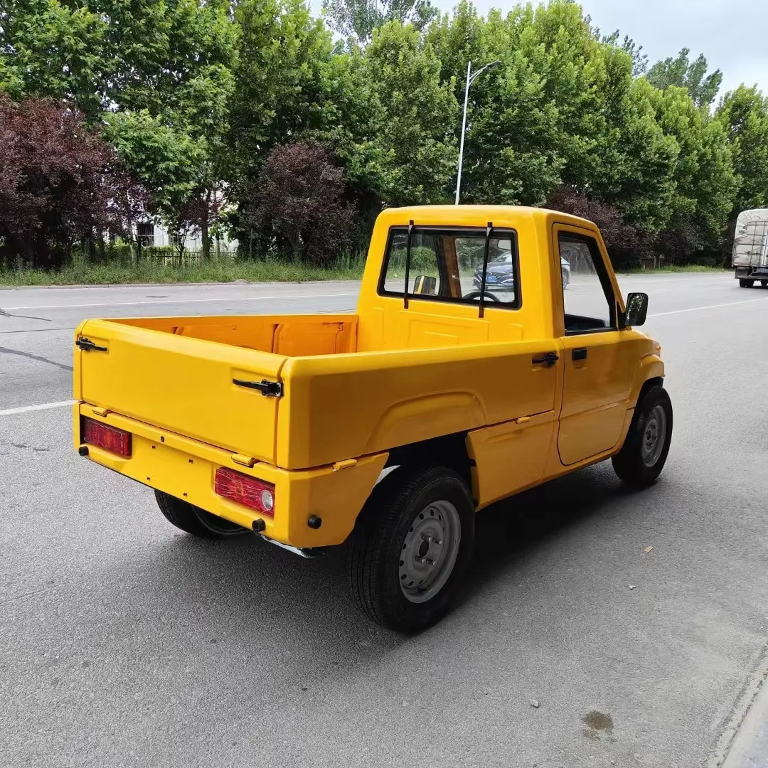 Chinese new energy vehicles 50km/h battery operated cargo 4x4 pickup mini truck electric