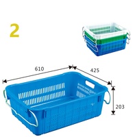 JOIN Caisse de stockage de 24 bouteilles de bière, caisse de bouteilles en plastique empilable personnalisée pour le lait et les boissons