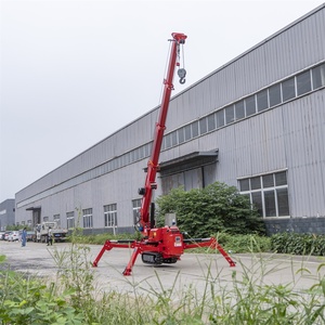 Mini Grúa Araña Telescópica, Altura de Elevación de 6.8 Metros, Elevador de Construcción Móvil Compacto para - Product Image 2
