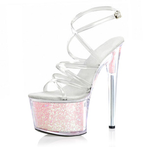 Di nuovo modo sottile <span class=keywords><strong>tacco</strong></span> 17 centimetri antiscivolo resistente all'usura pole dance tacchi alti del Club elegante Sexy Sandali Degli Alti Talloni - Product Image 3