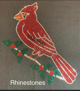 Offre Spéciale Football Cardinals Team Strass Transfert Conception Personnalisé Cardinals Strass Cheer Transferts De Chaleur pour DIY Chemise - Product Image 2