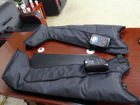 Masseur de jambes à compression d'air professionnel avec manchette longue, bottes de récupération sportive pour usage domestique, soulagement de la douleur musculaire, circulation sanguine