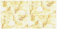 Baldosa de Porcelana Pulida Premium Imperial Jade 600x600mm con Aspecto de Mármol con Vetas Doradas para Sala de Estar