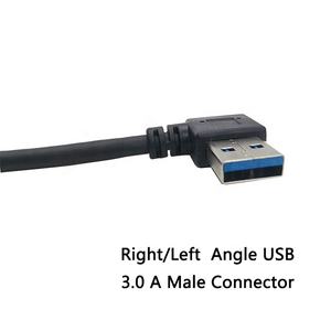 कारखाने का निर्माण यूएसबी टाइप सी केबल 0.25 मीटर बाएं कोण यूएसबी 3.0 (टाइप ए) पुरुष यूएसबी 3.1 (टाइप सी) पुरुष डेटा सिंक चार्ज केबल कैमरा - Product Image 4