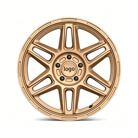 Jantes en alliage forgé personnalisées KMC Nomad 17-20 pouces 6x139.7 5x127 pour Toyota Tacoma Toyota 4Runner Jeep Wrangler Ford Bronco 4x4 SUV