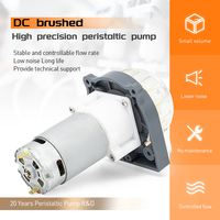 Pompe péristaltique de dosage micro haute précision LEFOO 12V 24V DC pour machine à café et distribution de boissons