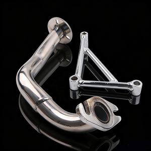 Pot d'échappement pour système d'échappement de moto JOG50 JOG90 pour <span class=keywords><strong>KEEWAY</strong></span> FO CUS <span class=keywords><strong>50CC</strong></span>, silencieux de <span class=keywords><strong>scooter</strong></span>, échappement central - Product Image 3