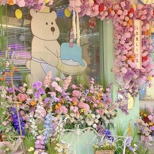 Paredes Florales, Flores Artificiales, Arco de Flores de Seda, Accesorios para Fotografía de Bodas al Aire Libre, Decoraciones para el Hogar, Reutilizables - Product Image 3