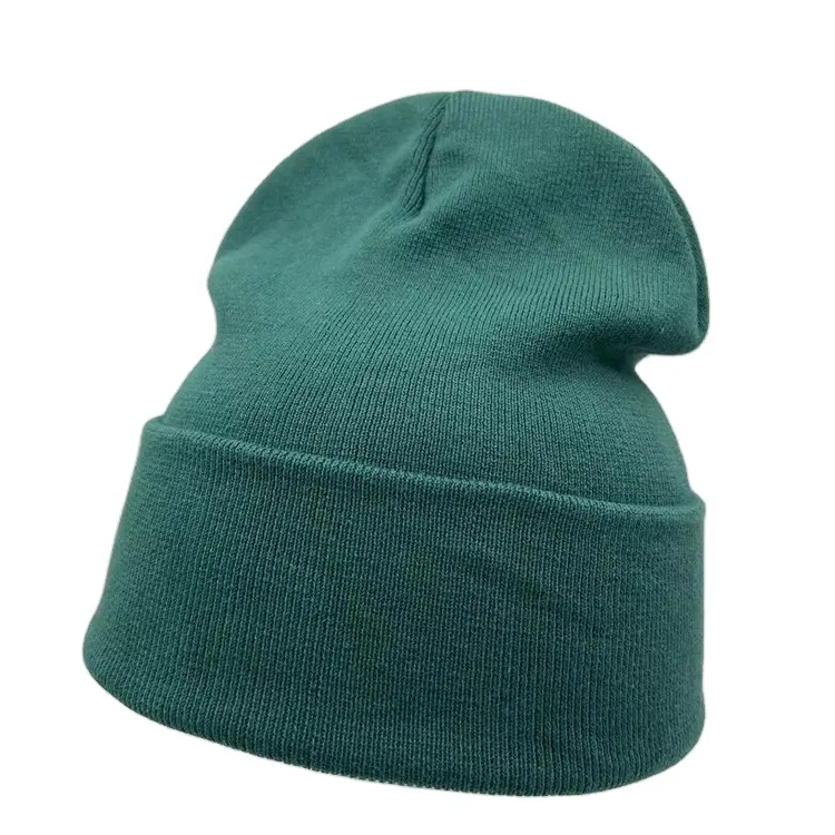 Nuovo prodotto di vendita caldo berretti lavorati a maglia slouch di alta qualità berretto in cotone organico toques cappello lavorato a maglia promozionale