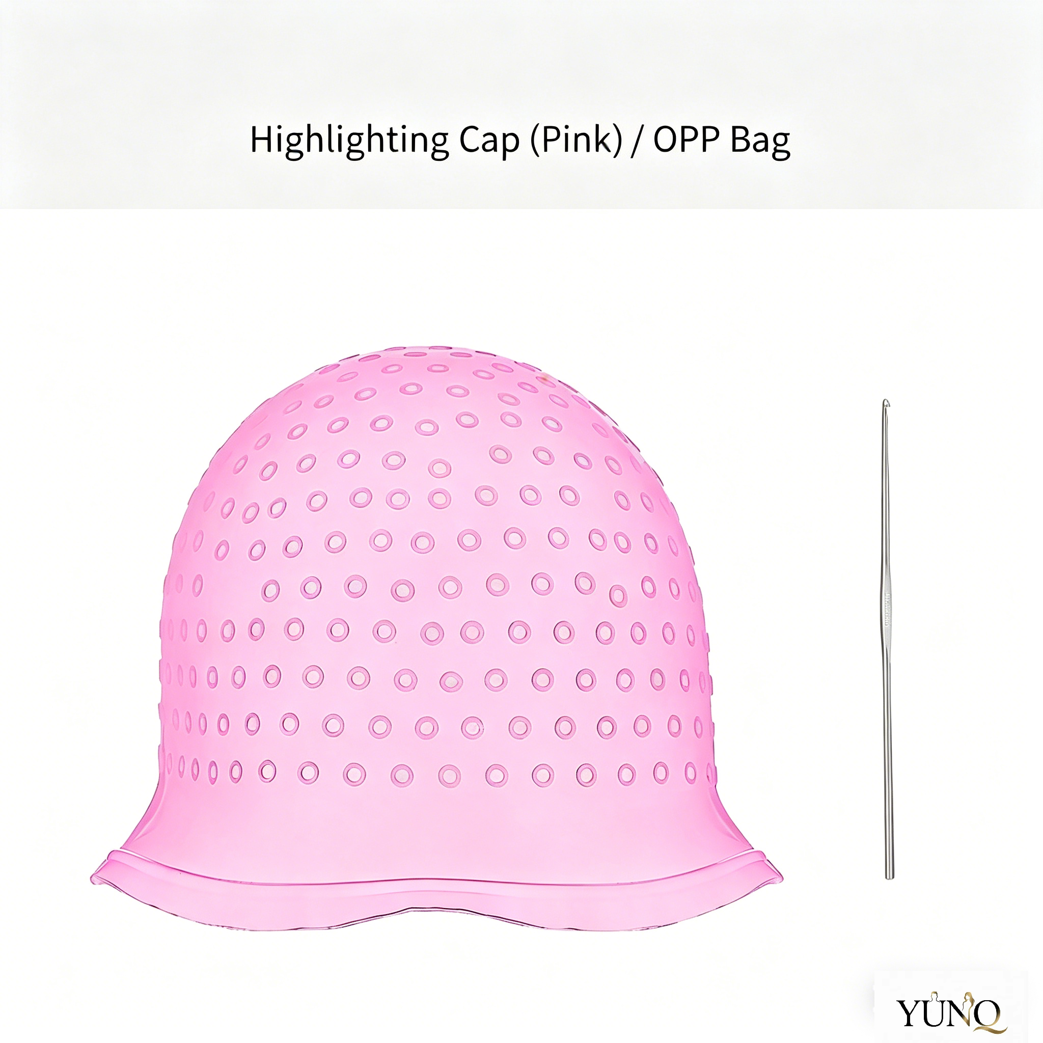 ถุง OPP สีชมพูพร้อมหมุดเหล็ก