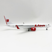 Modèle d'avion B737 en métal moulé sous pression de 30 cm, en résine et alliage métallique, pour collectionneurs