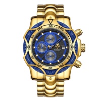 Montre sport pour homme Yalalusi à cadran surdimensionné, trois aiguilles, montre haut de gamme, résistante à l'eau 10 m, mouvement à quartz, article le plus vendu